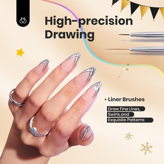 Beetles_Gel_Polish_Nail_Art_Brushes,_6_Pcs_Fingernail_Art_Design_Pens,_Wood_Alloy_Handle,_Dotting_Pen_Clean_Up_Liner_French_Nail_Brush_Set,_DIY_Manicure_Tools_Gift_for_Women