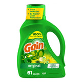 Gain + Aroma Boost Liquid Laundry Detergent 88 fl oz HE Compatible Original Scent 61 Loads