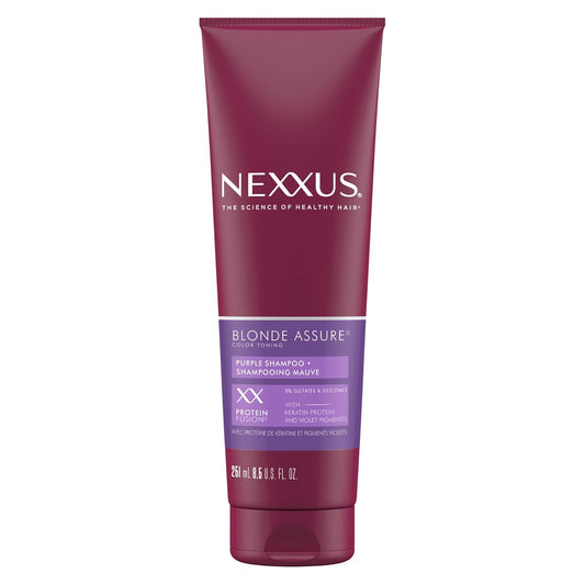 Nexxus_Blonde_Assure_Purple_Shampoo,_For_Blonde_Hair_Color_Care_Shampoo,_Keratin_Protein_8.5_oz