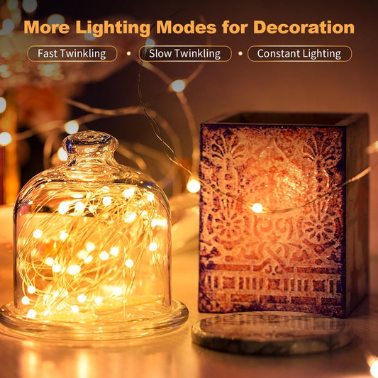 LED_Fairy_Lights_Battery_Operated,3_Features_Blinking_Slowly_Blinking_&_just_on_LED_Waterproof_Mini_Twinkle_String_Lights_for_Wedding_Mason_Jars_Party_Christmas_Decorations