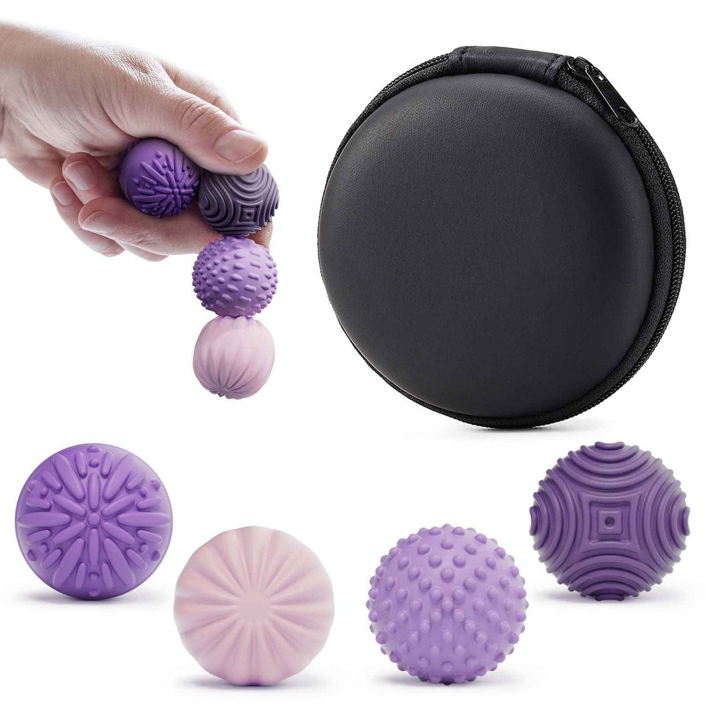 Silicone Magnetic Balls Fidget Toys for Adults & Teens, Stress Relief Sensory Toys for Autism ADHD Anxiety,Fun Textures Gadgets,Office Desk Toy,Stocking Stuffers for Women Men Teen Gift