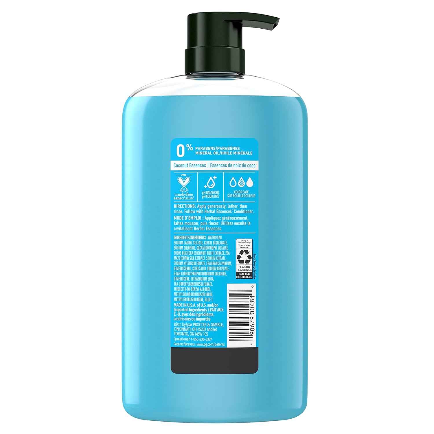 Herbal Essences Hello hydration shampoo shampooing for hair 29.2 FL OZ