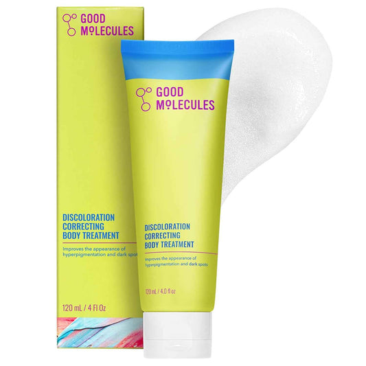 Good Molecules Discoloration Correcting Body Treatment - Anti-Pigment Cream with Niacinamide, Tranexamic Acid - Target Dark Spots and Moisturize - Skincare for Body