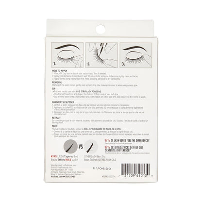 KISS_Looks_So_Natural,_False_Eyelashes,_'Shy',_12mm,_Includes_5_Pairs_Of_Lashes,_Easy_to_Apply,_Reusable_Lash_Clusters