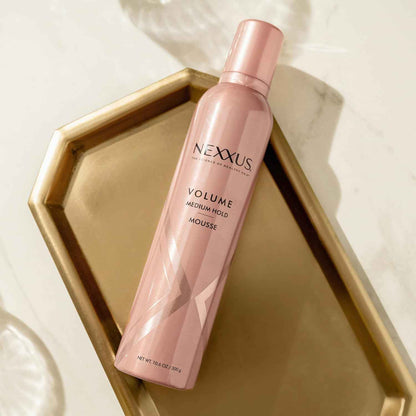 Nexxus Styling Hair Mousse for Volume Medium Hold Mousse Powered by STYLEPROTECT Technology