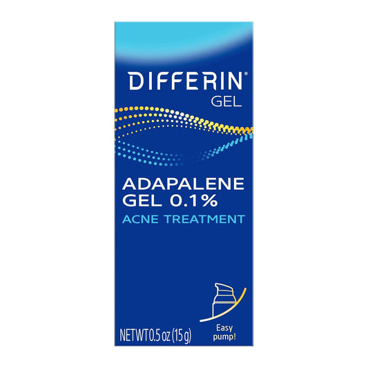 Differin_Acne_Treatment_Gel,_30_Day_Supply,_Retinoid_Treatment_for_Face_with_0.1%_Adapalene,_Gentle_Skin_Care_for_Acne_Prone_Sensitive_Skin,_15g_Pump_(Packaging_May_Vary)