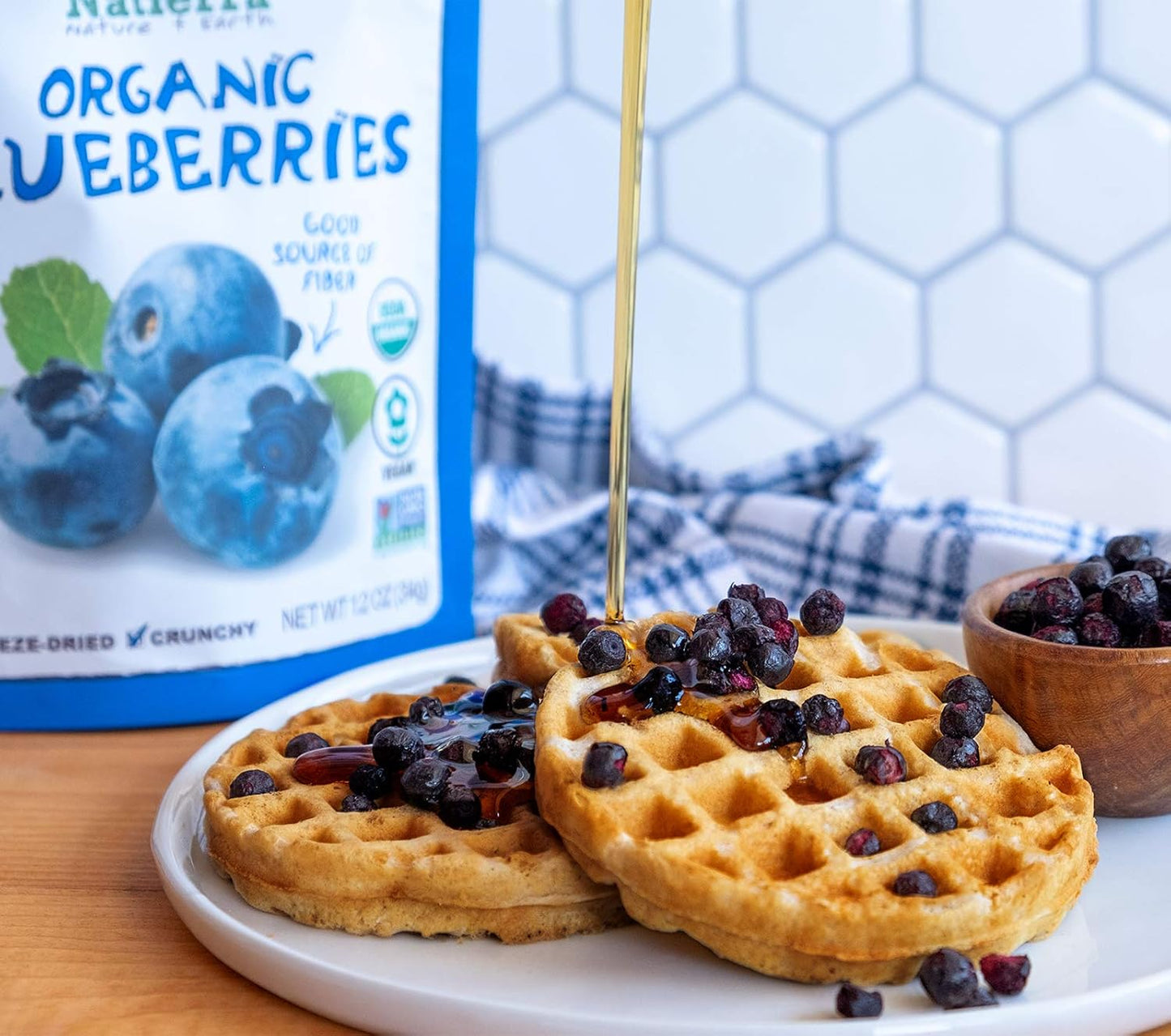 NATIERRA_Nature's_All_Foods_Organic_Freeze-Dried_Blueberries,_Non-GMO_&_Vegan,_1.2_Ounce