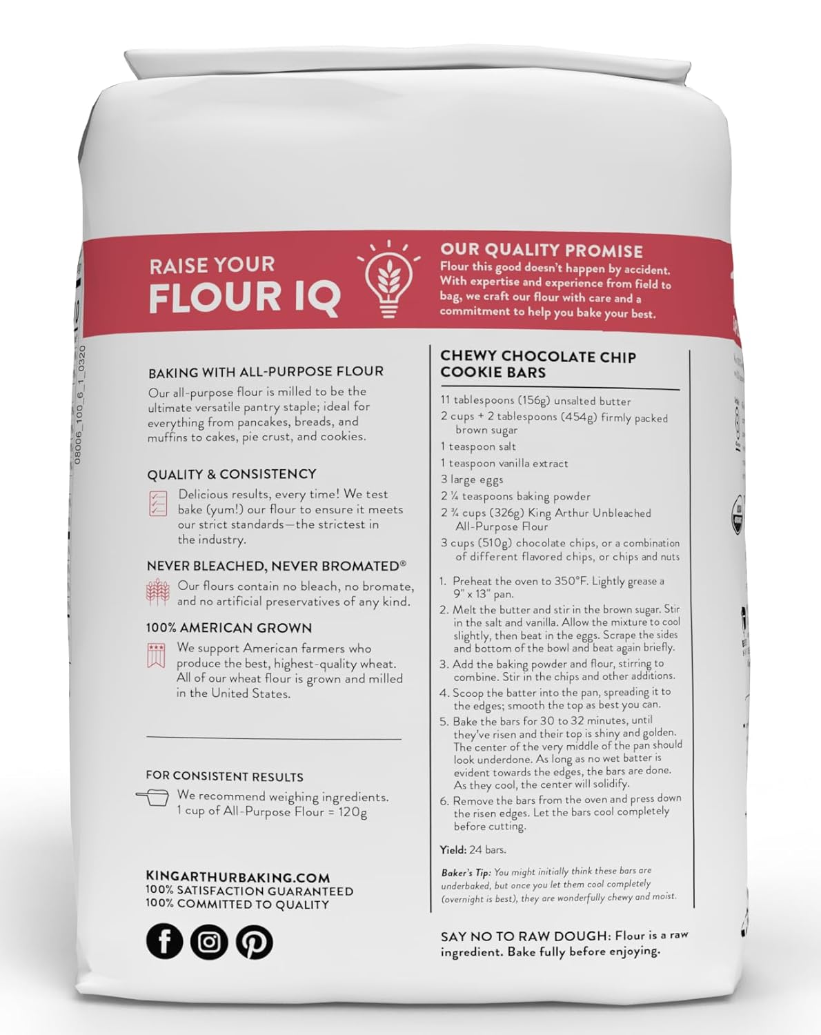 King_Arthur_Organic_All_Purpose_Artisan_Flour_-_Premium_Unbleached_Wheat_for_Baking_Bread,_Pizza,_Cookies_&_More_-_5_lbs_Bulk_Pack_of_Versatile,_High-Protein_Baking_Flour