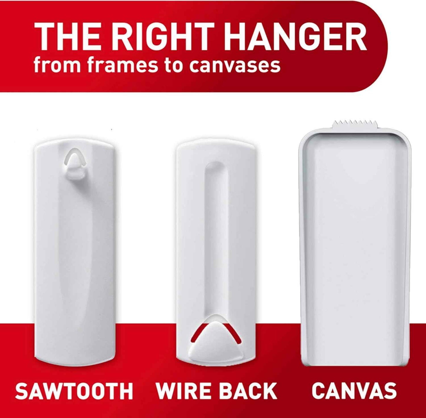 Command Sawtooth Picture Hangers, Damage-Free Hanging Sawtooth Frames, No Tools Wall Hook for Home Decor, Holds up to 4 lb