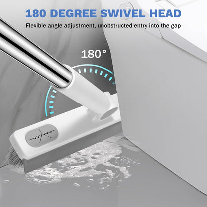SetSail_Grout_Cleaner_Brush_with_Long_Handle,_V-Shaped_Floor_Scrub_Brush_Swivel_Grout_Brush_Stiff_Bristle_Floor_Grout_Scrubber_for_Bathroom,_Tile_Line,_Crevice,_Kitchen,_Wall,_Deck,_Garage,_White_Grey