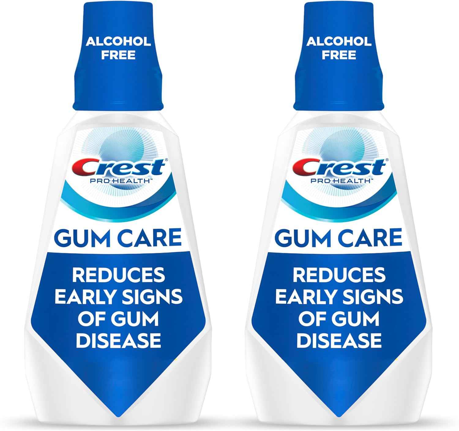 Crest Pro-Health Gum Care Mouthwash, Antibacterial, 1L, Anti gingivitis, Alcohol Free Mouth Rinse, Bad Breath Treatment, Fluoride Rinse for Adults, Plaque Remover, Cool Wintergreen