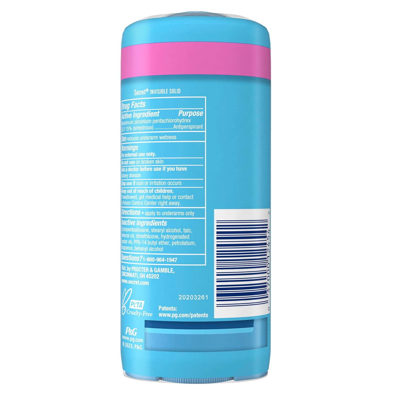 Secret_Antiperspirant_and_Deodorant_for_Women,_24hr_Sweat_&_Odor_Protection,_PH_Balanced_Protection,_Gentle_on_Skin,_Wide_Solid,_Powder_Fresh_Scent,_2.7_oz_(Pack_of_2)