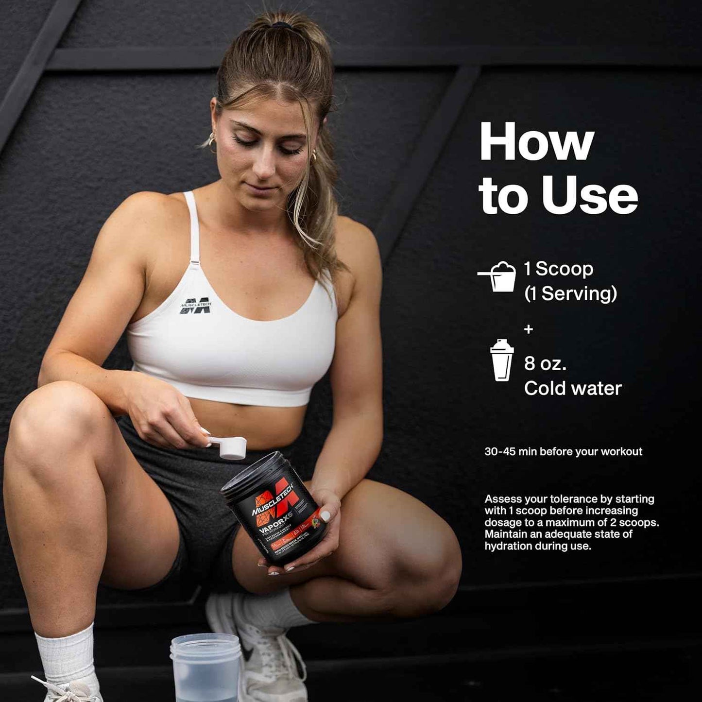 MuscleTech Pre-Workout Powder, Vapor X5 - Sports Nutrition Muscle Building Supplements for Women & Men - Intense Muscle Pump Energy Powder Drink Mix
