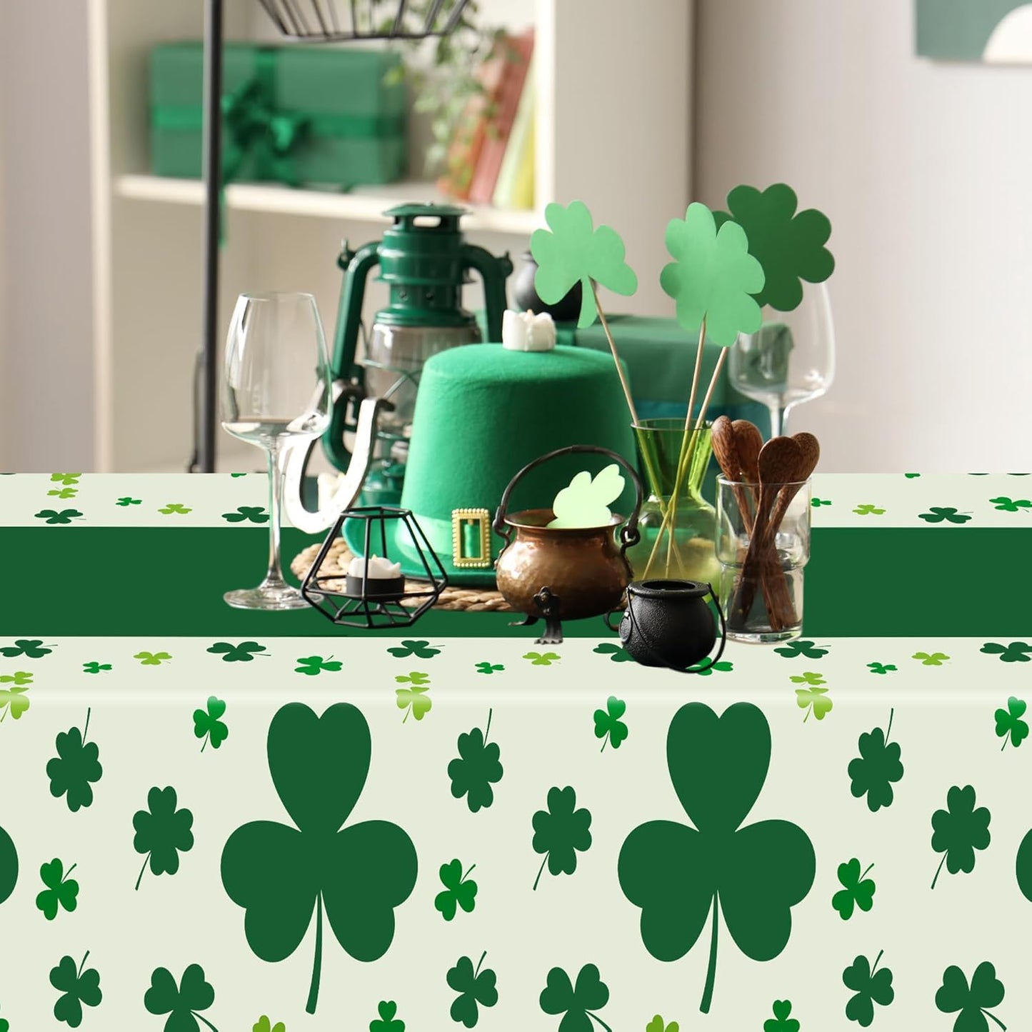 QZYL_3_Pack_St_Patricks_Day_Decorations,_108"_X_54"_St_Patricks_Day_Tablecloth,_Disposable_Plastic_Shamrock_Green_Tablecloths_Grass_Table_Cover,_Irish_Holiday_Table_Cloth_for_Shamrock_Party_Supplies