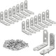 16Pcs - Silver
