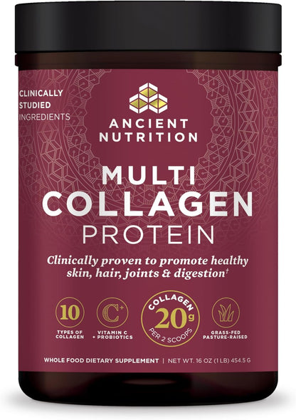 Ancient_Nutrition_Collagen_Powder_Protein_with_Probiotics,_Unflavored_Multi_Collagen_Protein_with_Vitamin_C,_45_Servings,_Hydrolyzed_Collagen_Peptides_Supports_Skin_and_Nails,_Gut_Health,_16oz