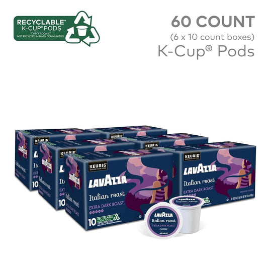 Lavazza Italian Roast, Keurig Single Serve K-Cup Pods