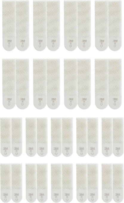 Command 10 lb & 5 lb Medium and Small 18 Pairs Picture Hanging Strips (36 Strips), Damage-Free Hangers for Picture Frames, No Tools Required, Great for Home Room Wall Decor, White Adhesive