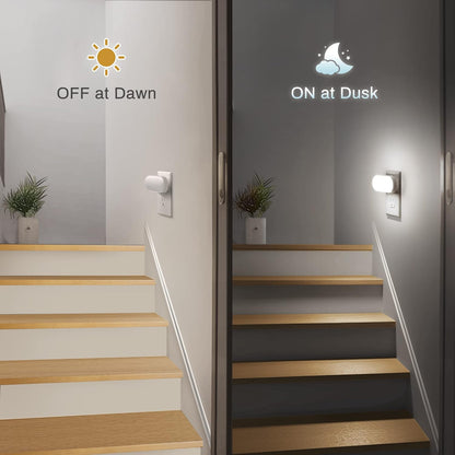 DORESshop_Led_Night_Light,_Plug_into_Wall,_[2/4_Pack]_with_Dusk_to_Dawn_Sensor,_1W_5000K_Dimmable_Night_Light_from_0LM_to_100LM_for_Bathroom_Hallway_Bedroom_Kids_Room_Stairway