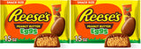 REESE'S Milk Chocolate Snack Size Peanut Butter Eggs, Easter Basket Easter Candy Bag, 15 oz