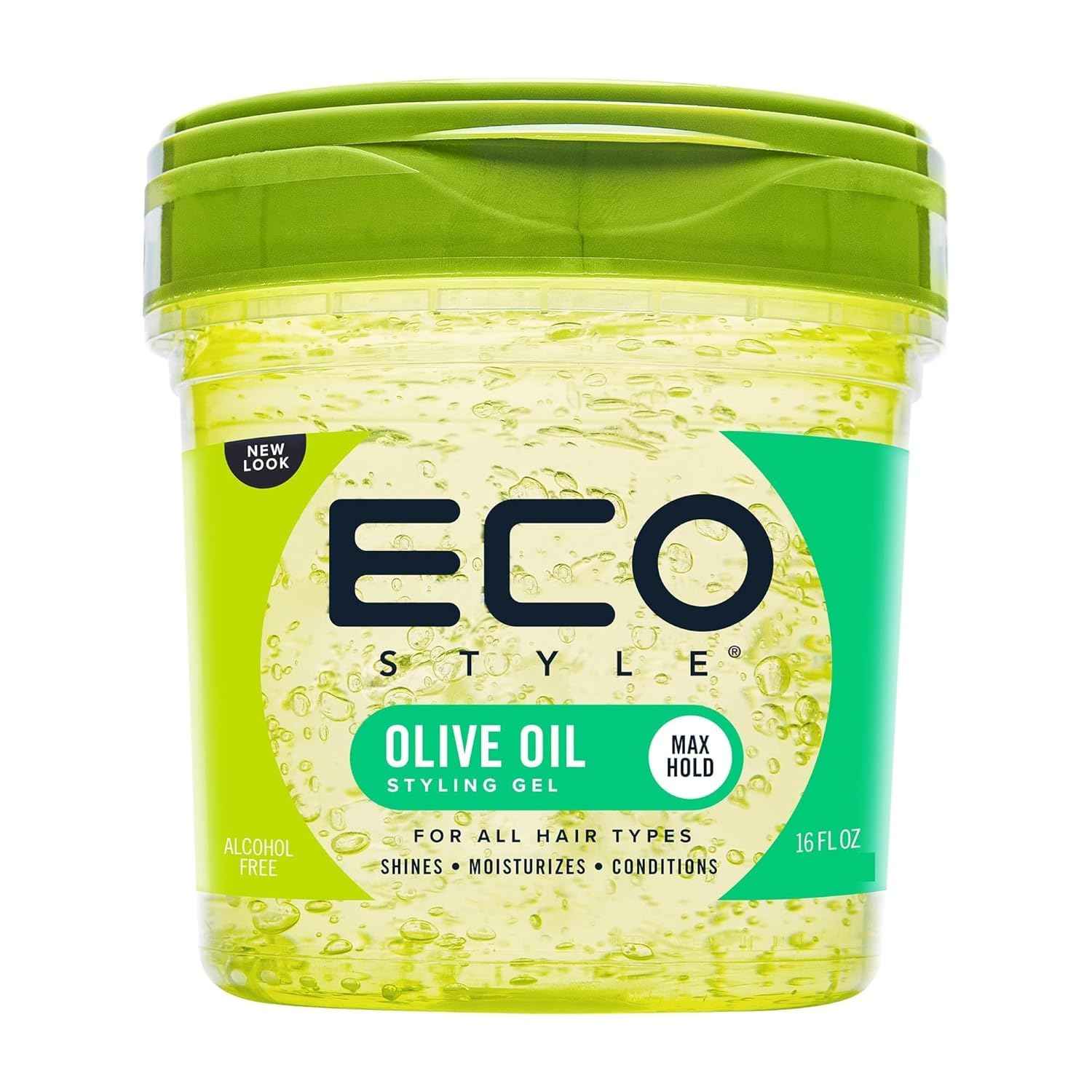 Eco Style Gel Styling - Adds Shine and Tames Split Ends - Delivers Moisture to Scalp - Nourishes And Repairs - Provides Weightless and Superior Hold - Ideal for all Hair