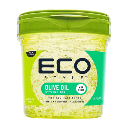 Eco Style Gel Styling - Adds Shine and Tames Split Ends - Delivers Moisture to Scalp - Nourishes And Repairs - Provides Weightless and Superior Hold - Ideal for all Hair