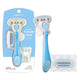 2 Count - 1 Razor, 1 Shower Hanger, 2 Refills