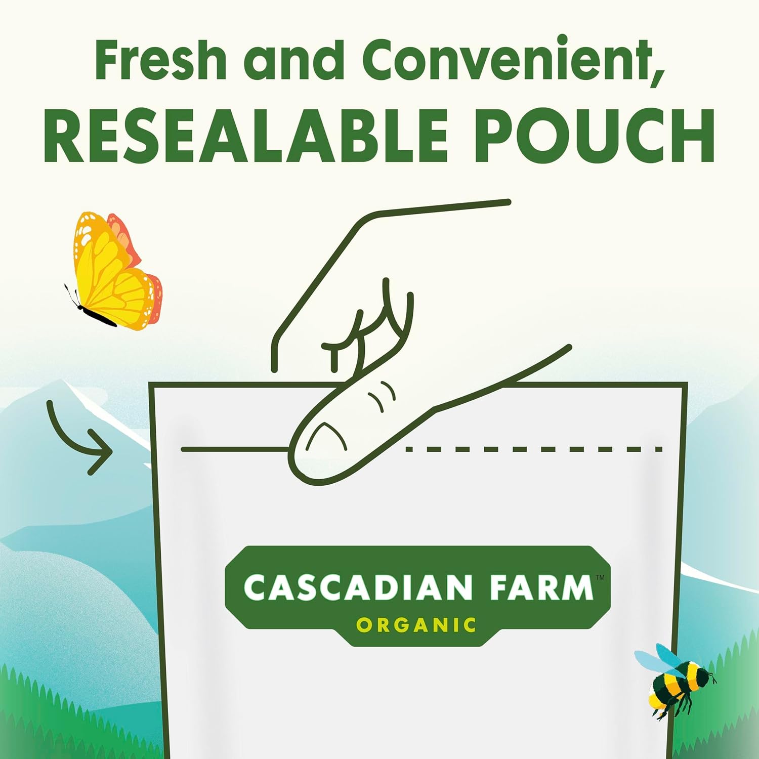 Cascadian_Farm_Organic_Granola,_Dark_Chocolate_Almond_Cereal,_Resealable_Pouch,_11_oz