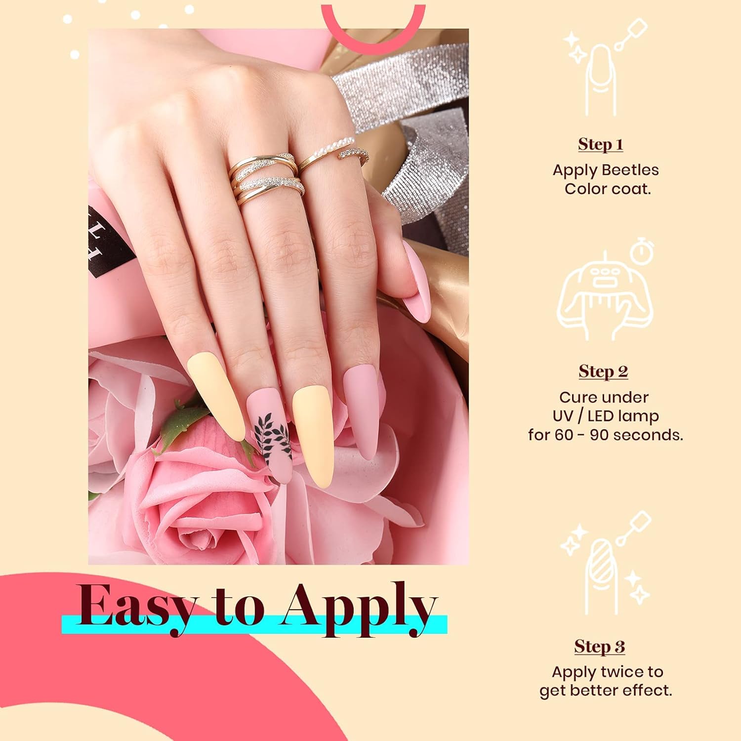 Beetles_Yellow_Gel_Polish_-_Lemon_Chiffon_15ML/0.51Fl_Oz,_Pastel_Yellow_Gel_Nail_Polish,_Soak_Off_UV_LED_Lamp_Pastel_Nails_Art,_Long-Lasting_Manicure_Salon_DIY_Home_Easter_Spring_Nails