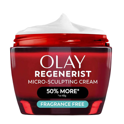 Olay Face Moisturizer, Regenerist Micro-Sculpting Cream for Women, Anti-Wrinkle, Firming Skin Care - Triple Collagen Cream, Peptide, Hyaluronic Acid, Niacinamide