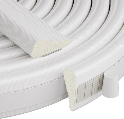118_Inch_Wedge-Shape_Weather_Stripping_Door_Seal,Windows_and_Doors_Insulation,Self_Adhesive_Insulation_Foam_Anti-Collision_Strip,Weatherstrip_Tape_for_Door_Soundproofing,Noise_Drafts_Blocker,White