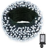 66FT 200 LED Christmas Light, Twinkle Xmas Lights with 8 Modes and Timer, Outdoor Waterproof Christmas Tree Lights for Room Bedroom Wedding Party Holiday Decorations, Warm White