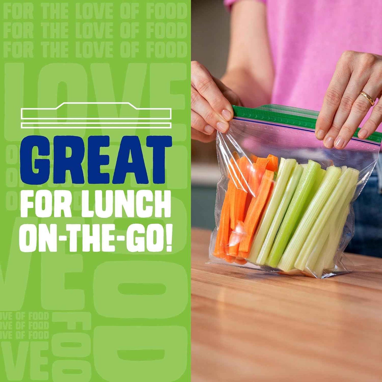 Ziploc Sandwich Bags, Pack of 150, 16.5 cm x 14.9 cm