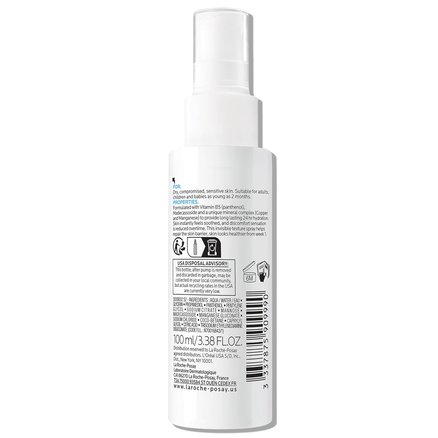 La_Roche-Posay_Cicaplast_B5_Spray_With_Vitamin_B5_Panthenol_&_Madecassoside,_Hydrating_Face_Mist_For_Skin_Barrier_Repair,_Soothing_Touch-Free_Face_&_Body_Spray,_Sensitive_Skin_&_Dermatologist_Tested