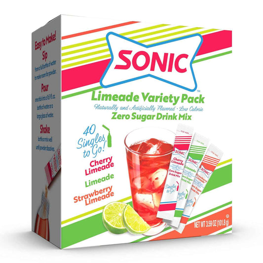 Sonic Singles To Go Powdered Drink Mix – Nostalgic Drive-In Flavor Gift for Soda Lovers and Health-Conscious Friends