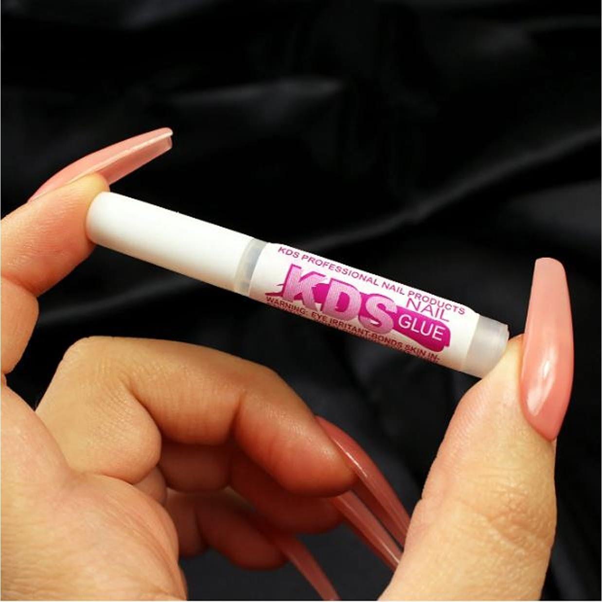 5_pcs_KDS_Nail_Tip_Glue_-_Adhesive_Super_Bond_For_Acrylic_Nails_Tips_-_0.07_oz_for_each_glue_Nail_Art_Nail_Care_Nail_Polish_Polish_Drying_Nail_Glue_Repair_Cutics_Manicure_Cosmetic