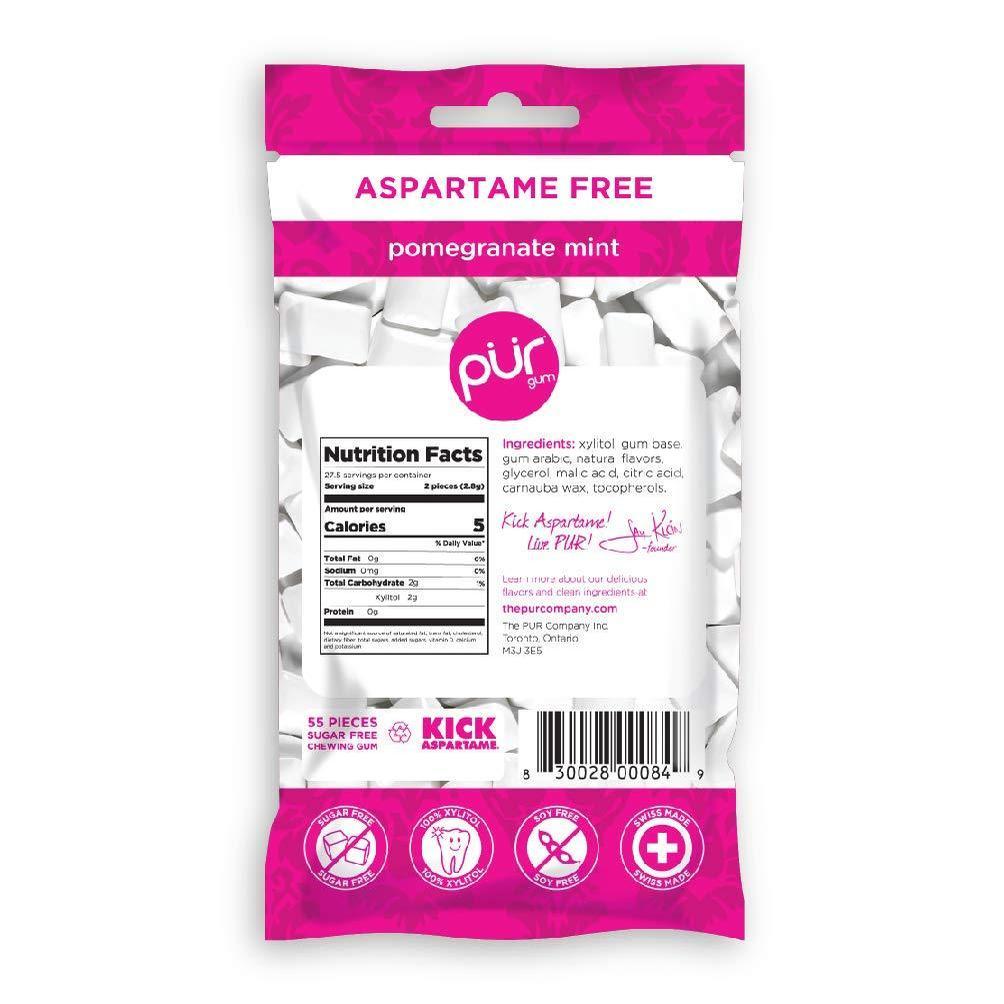 Pur_Gum_Variety_Pack_-_Peppermint,_Pomegranate_Mint,_Spearmint_and_Wintergreen_-_55_Pieces_each