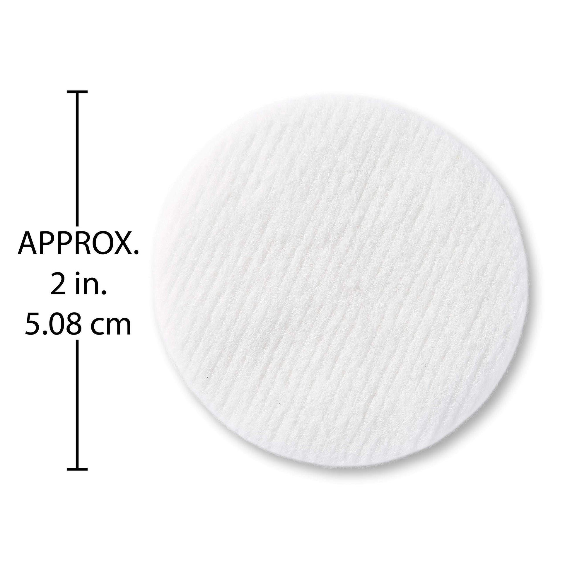 Medline_Simply_Soft_Cotton_Rounds_(300_Count),_100%_Cotton_Absorbent_and_Textured_Cotton_Pads,_Lint-Free