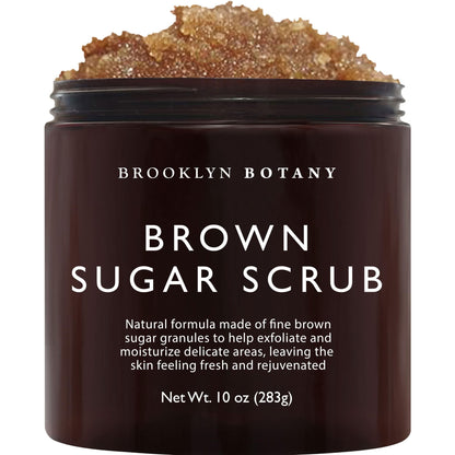 Brooklyn_Botany_Brown_Sugar_Body_Scrub_-_Moisturizing_and_Exfoliating_Body,_Face,_Hand,_Foot_Scrub_-_Fights_Acne,_Fine_Lines_&_Wrinkles,_Great_Gifts_For_Women_&_Men_-_10_oz