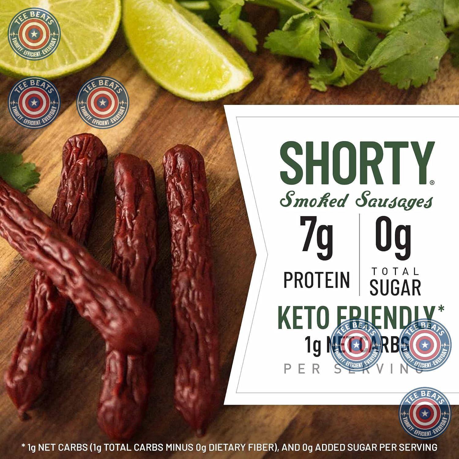 Duke's_Pork_Chorizo_&_Lime_Smoked_Shorty_Sausages,_7g_Protein_Per_Serving,_5_oz.