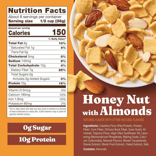 Catalina Crunch Protein Cereal – Safe Lunchbox Cereal for Kids, No Added Sugar and Non-GMO Verified