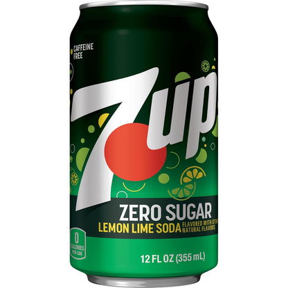7UP Diet Lemon-Lime Soda, 12 Oz Cans – Sugar-Free Refreshment for Calorie-Conscious Self-Care