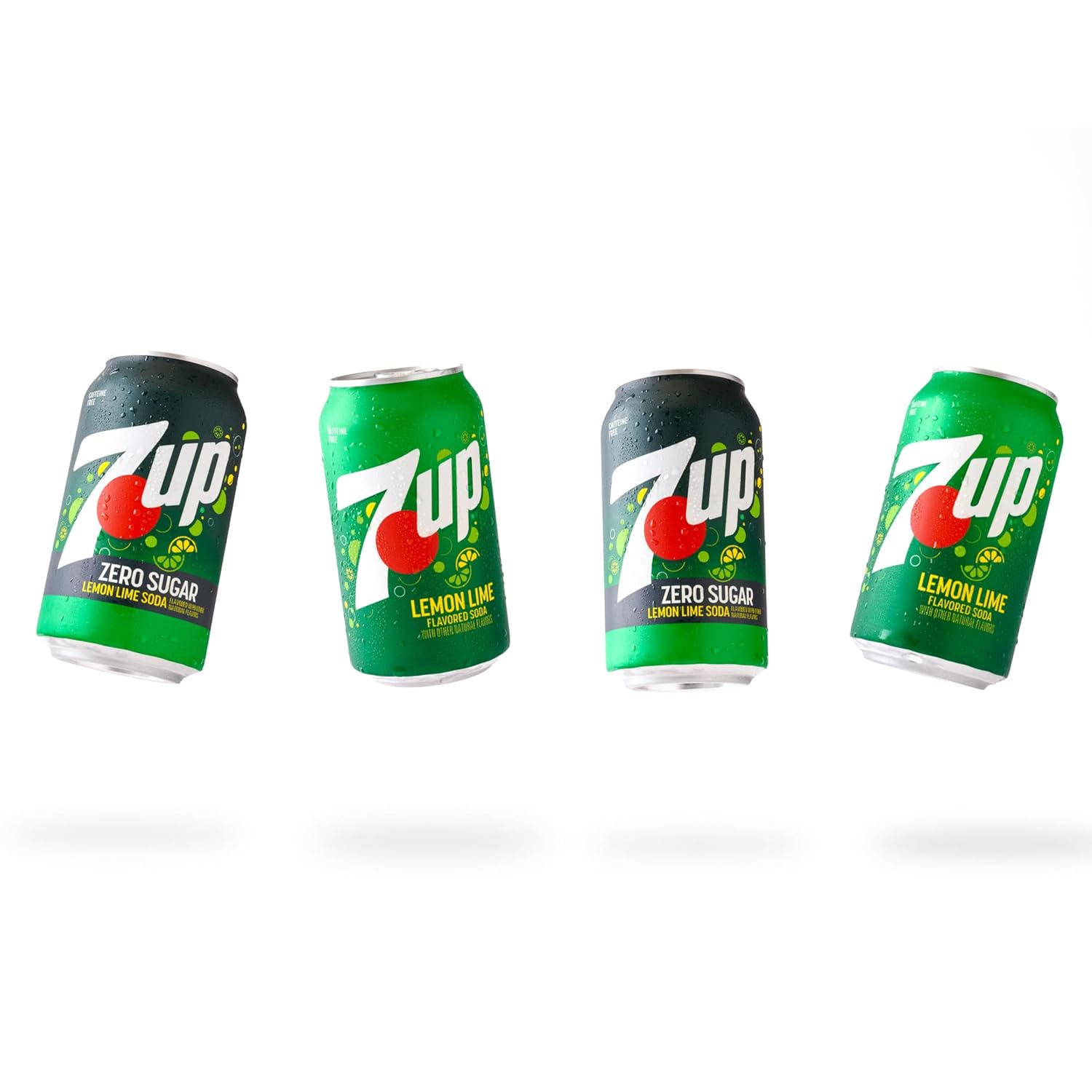 7UP Diet Lemon-Lime Soda, 12 Oz Cans – Sugar-Free Refreshment for Calorie-Conscious Self-Care