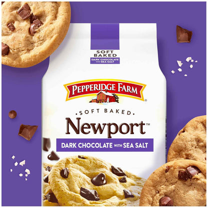 Pepperidge Farm Dark Chocolate Sea Salt Cookies – Gourmet Soft Baked Cookies for the Sophisticated Snack Drawer