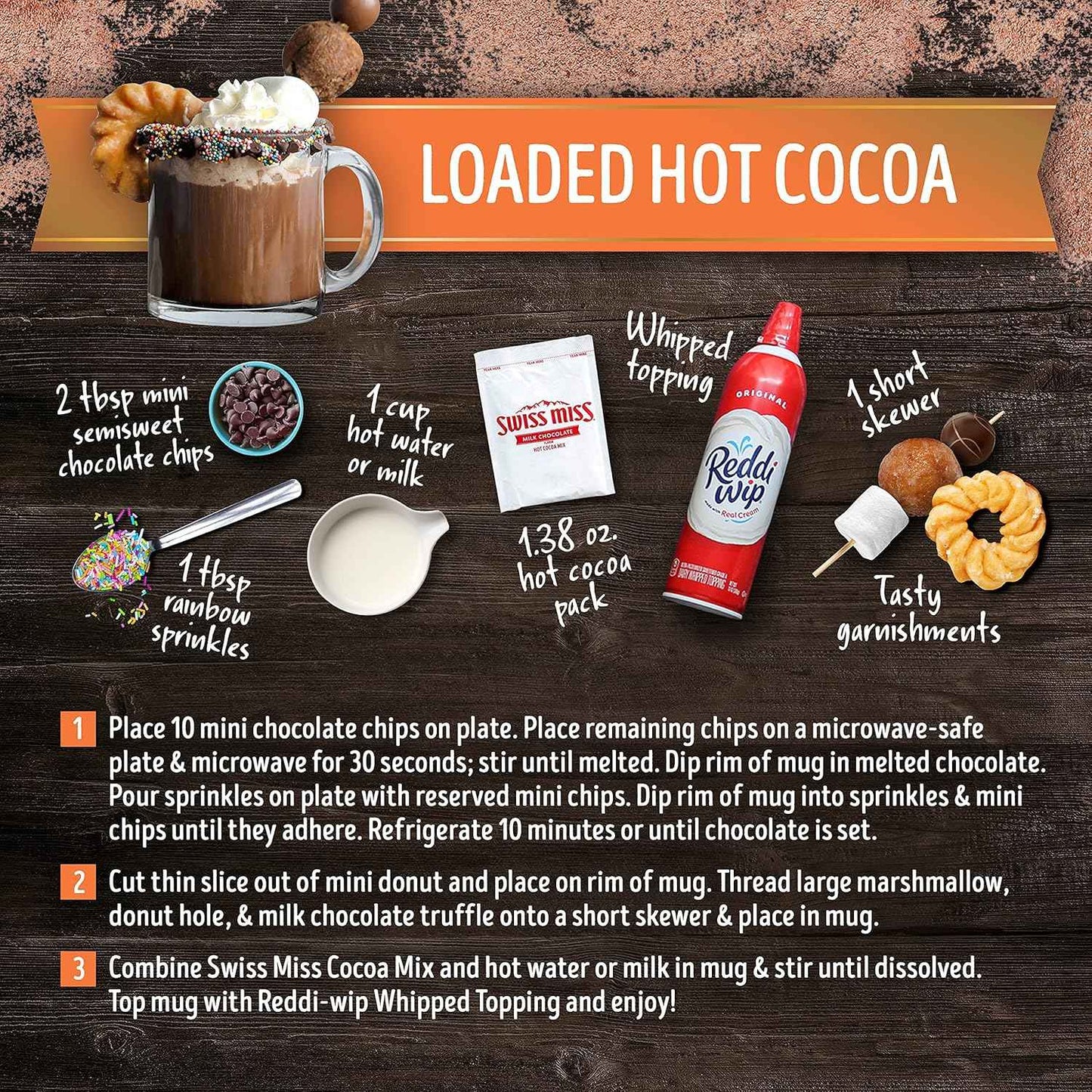 Swiss Miss Salted Caramel Hot Cocoa – Stocking Stuffer and Teacher Appreciation Gift, Halloween-Themed Seasonal Treat, 8 Packets