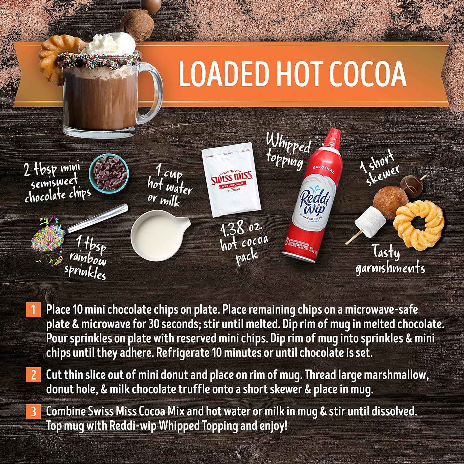 Swiss Miss Salted Caramel Hot Cocoa – Stocking Stuffer and Teacher Appreciation Gift, Halloween-Themed Seasonal Treat, 8 Packets