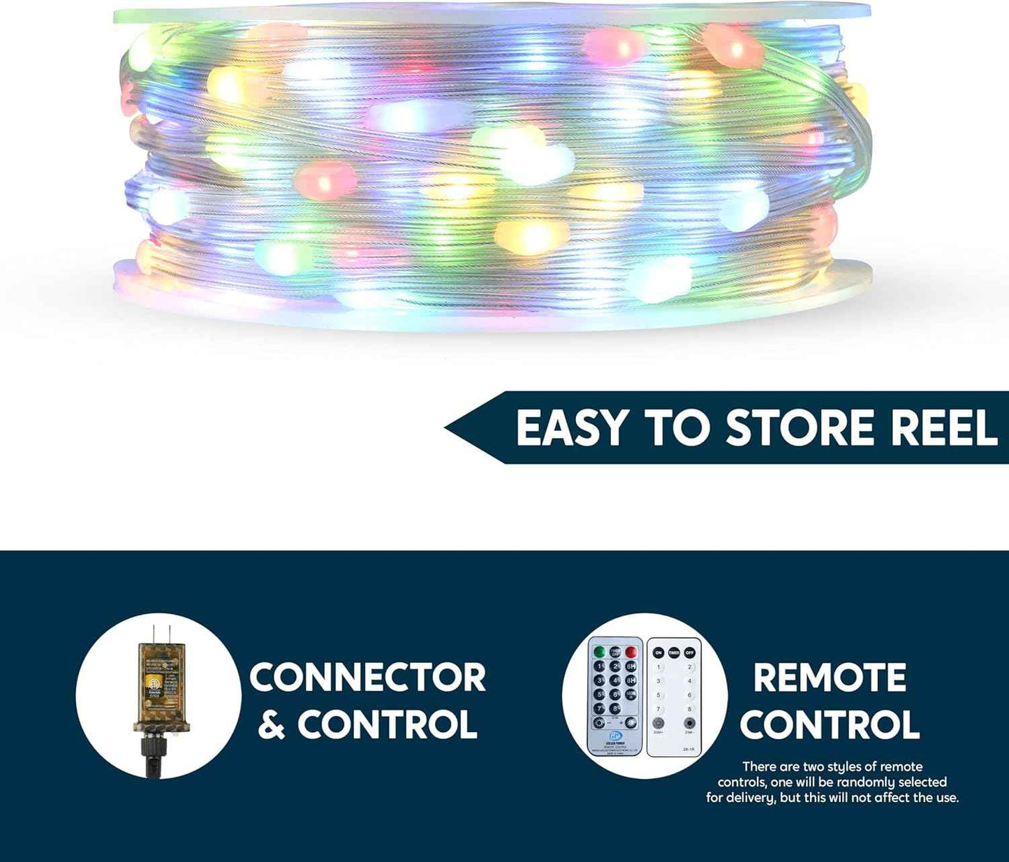 Joiedomi 600 LED Outdoor String Lights – IP44 Weatherproof 197 FT Roofline and Patio Lighting with 8 Modes and Timer