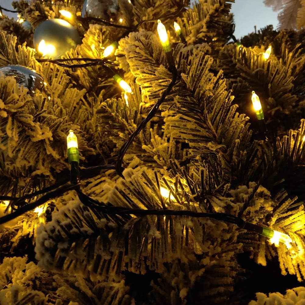Aurora Glow Minimal String Lights – Clean Living Room Accent, Single Warm White Glow