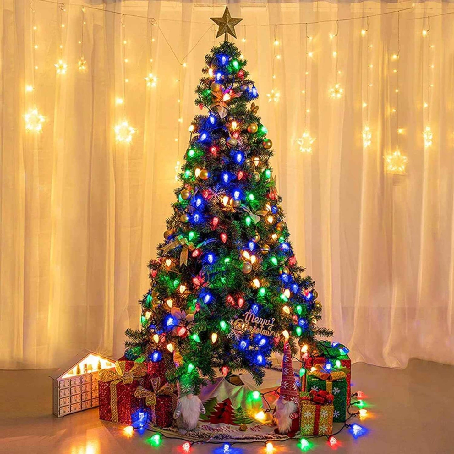 TW SHINE C9 Christmas Lights – Thoughtful Holiday Gift for Neighbors and Friends Housewarming