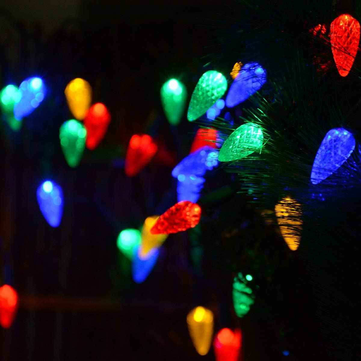 Solar Charm C6 Strawberry Lights – Nursery and Kids' Bedroom Decor, Cool-to-Touch Solar String Lights for Playroom Safety